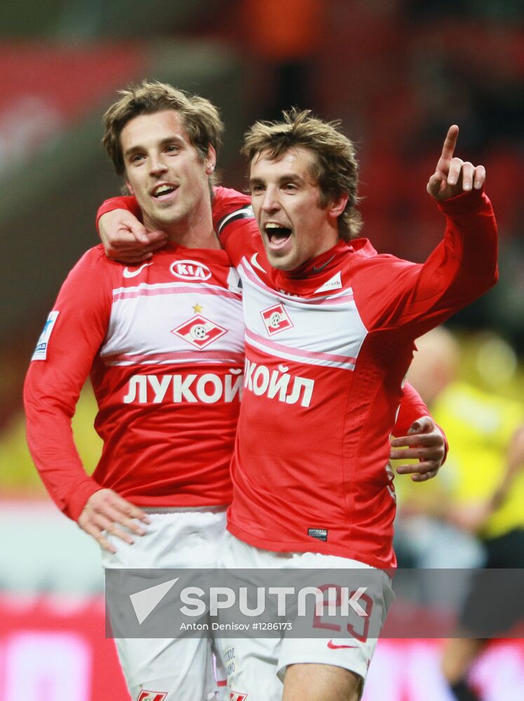 Russian Football Premier League. Spartak vs. Krasnodar