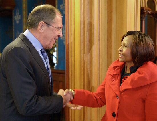 Sergei Lavrov meets with Maite Nkoana-Mashabane in Moscow