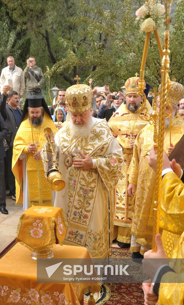 Patriarch Kirill blesses Gornensky Convent