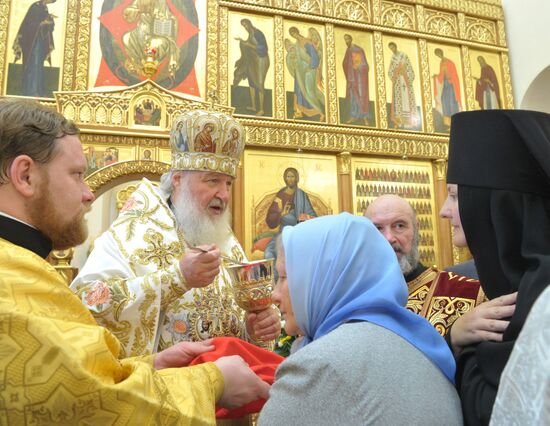 Patriarch Kirill blesses Gornensky Convent