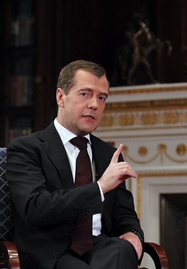 Dmitry Medvedev interviewed by Finnish media