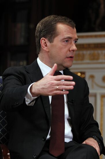 Dmitry Medvedev interviewed by Finnish media