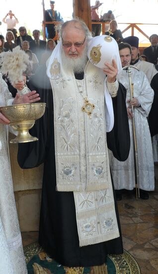 Patriarch Kirill conducts Great Blessing of Waters