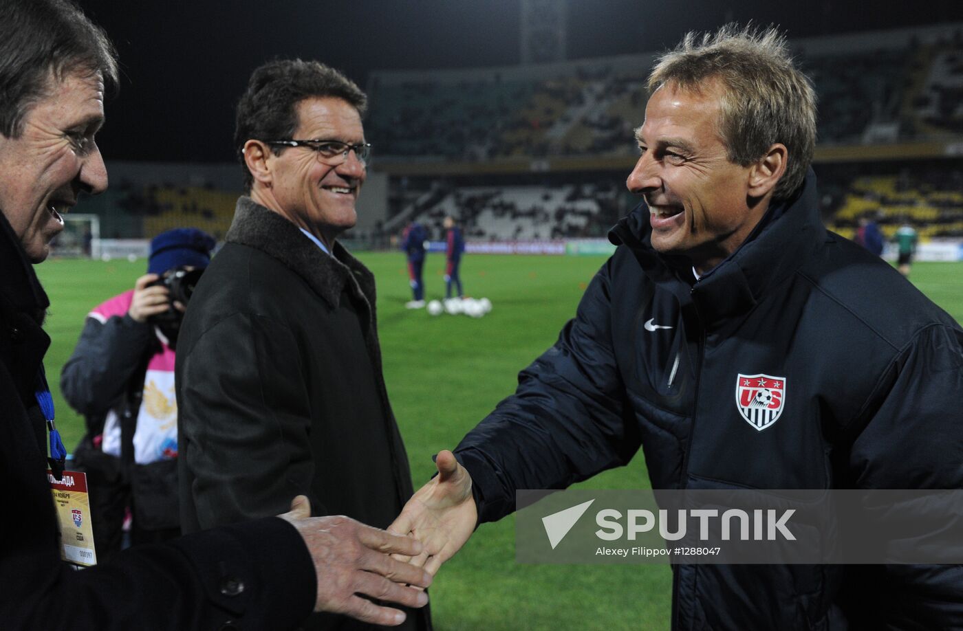 Russia vs. USA football friendly match