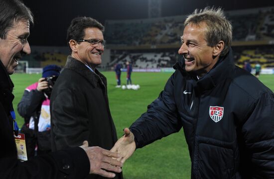 Russia vs. USA football friendly match