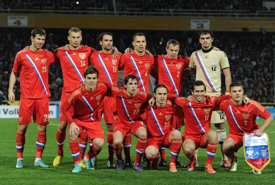Russia vs. USA football friendly match