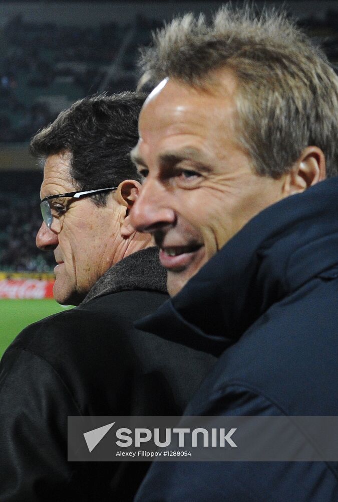 Russia vs. USA football friendly match