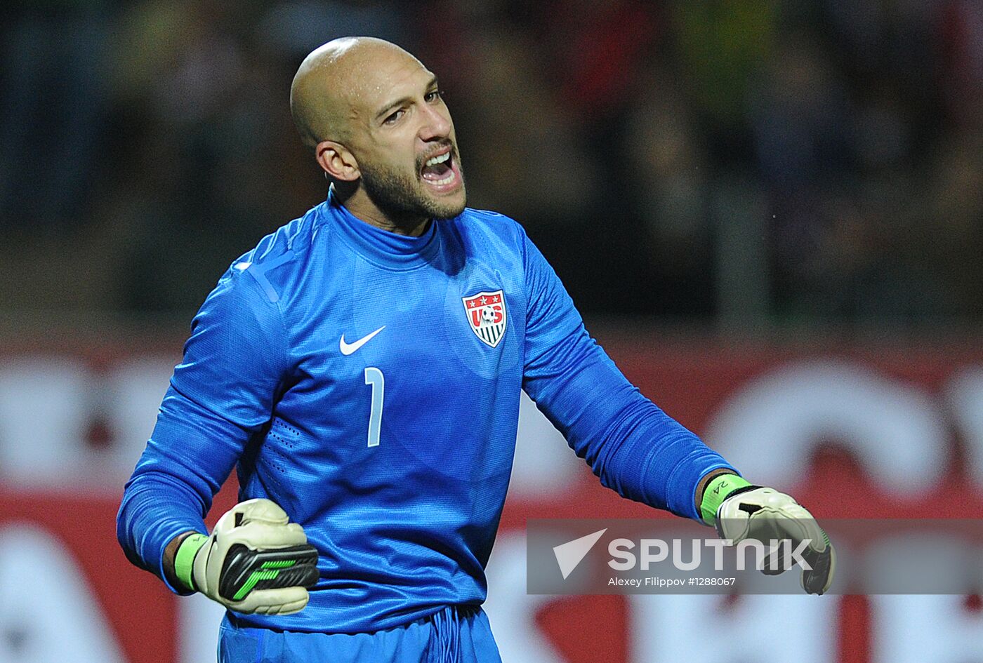 Russia vs. USA football friendly match