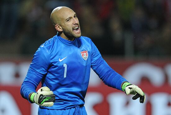 Russia vs. USA football friendly match