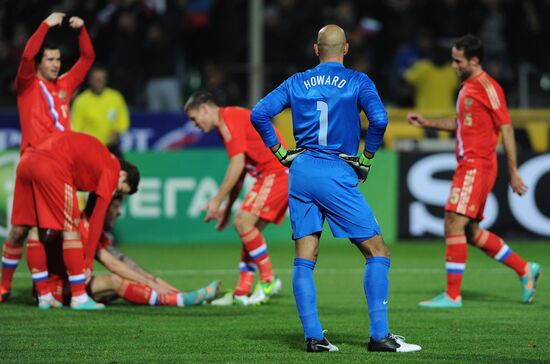 Russia vs. USA football friendly match