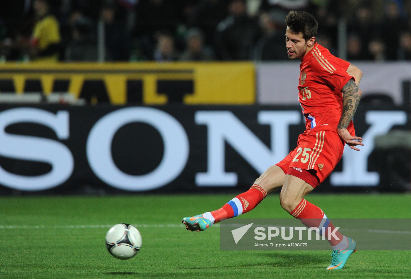 Russia vs. USA football friendly match