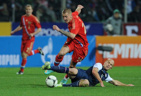 Russia vs. USA football friendly match