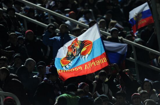 Russia vs. USA football friendly match