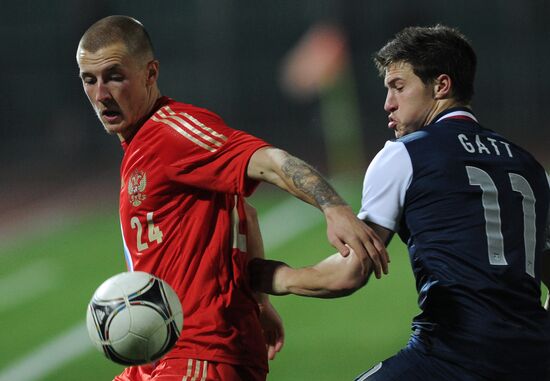 Russia vs. USA football friendly match