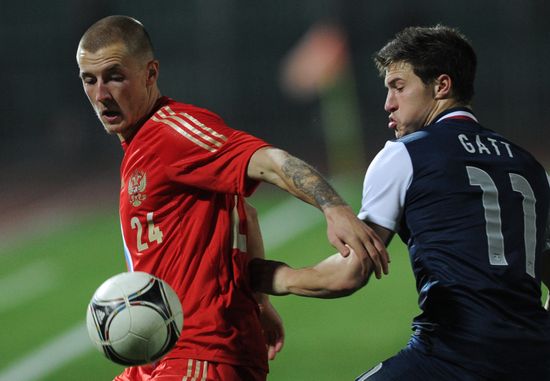Russia vs. USA football friendly match