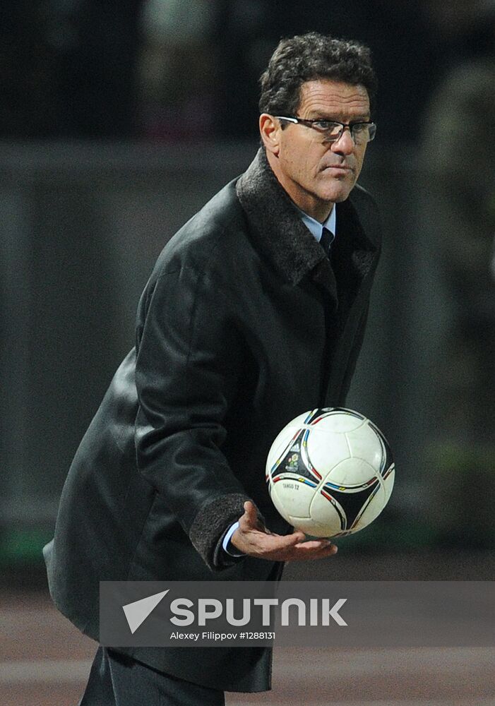 Russia vs. USA football friendly match