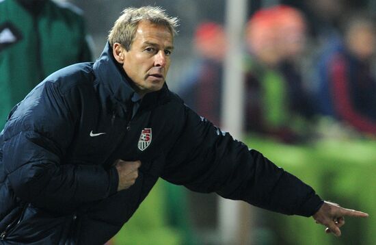 Russia vs. USA football friendly match