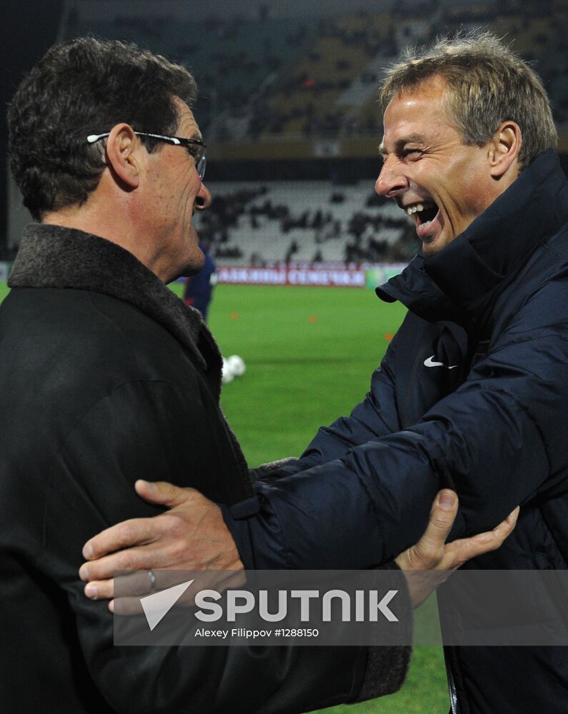 Russia vs. USA football friendly match