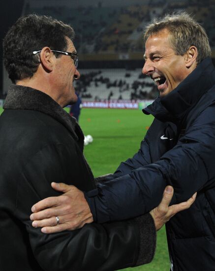 Russia vs. USA football friendly match