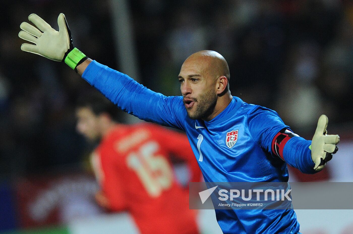 Russia vs. USA football friendly match