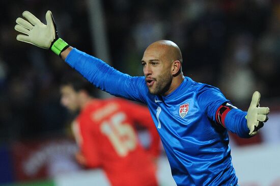 Russia vs. USA football friendly match