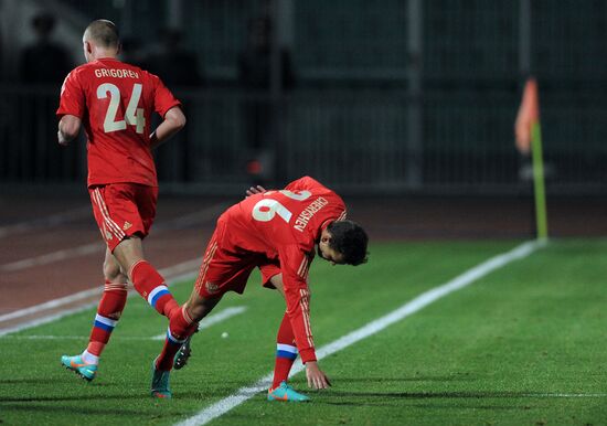 Russia vs. USA football friendly match