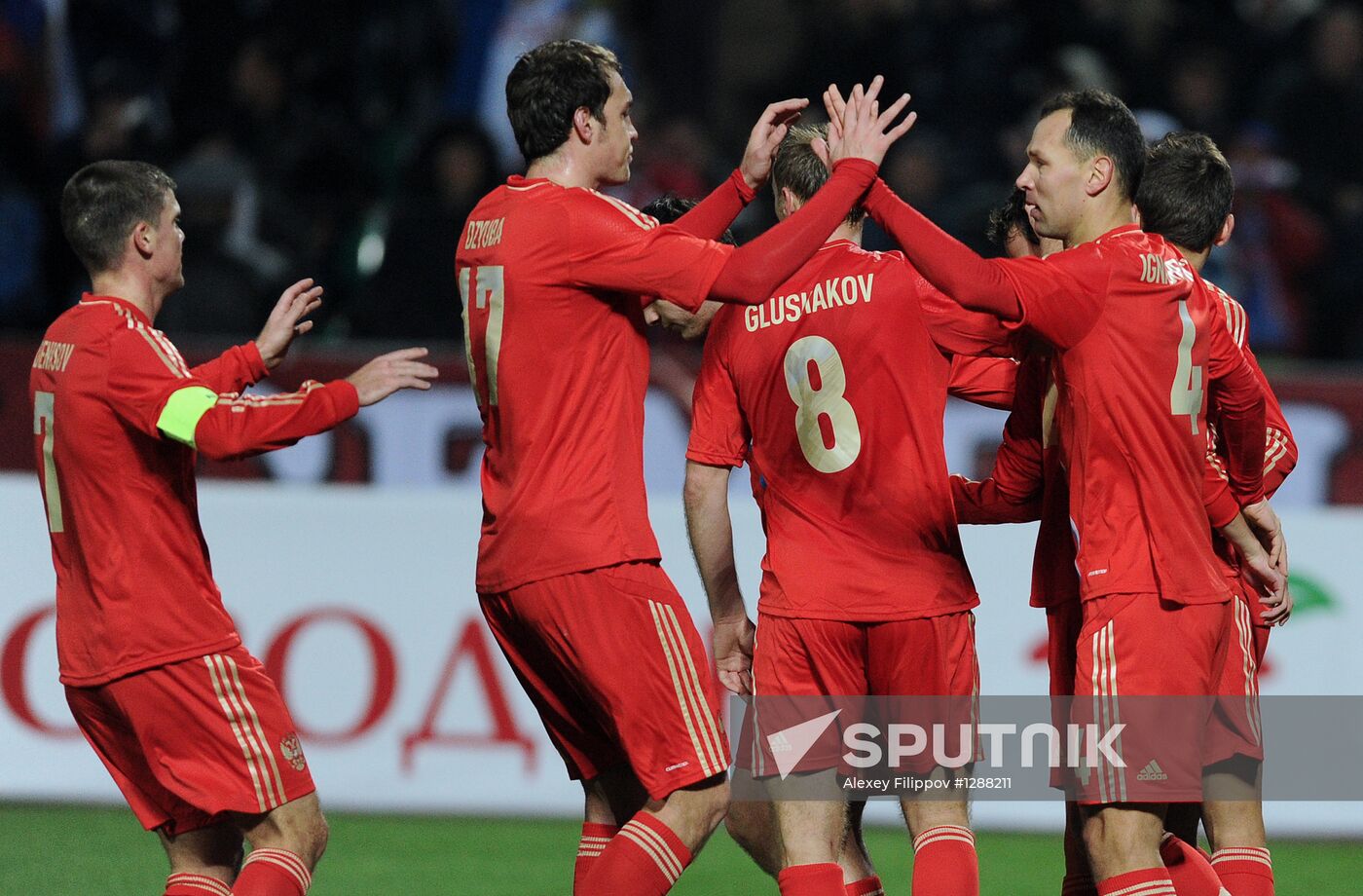 Russia vs. USA football friendly match