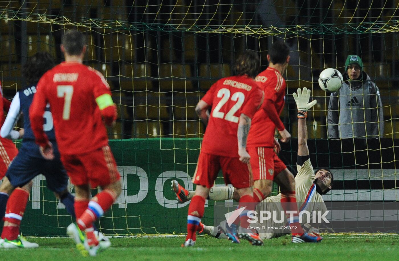 Russia vs. USA football friendly match