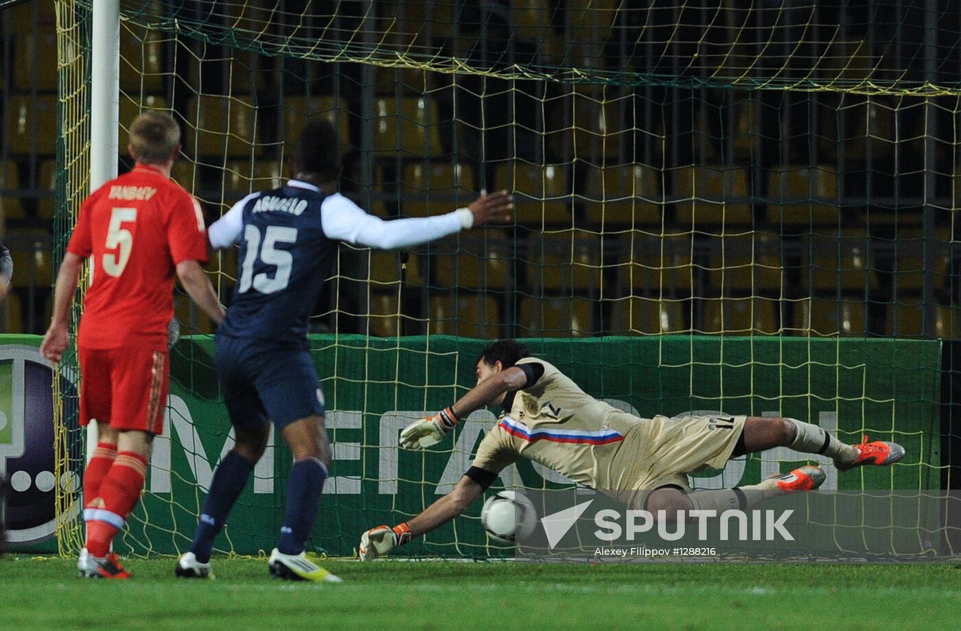 Russia vs. USA football friendly match