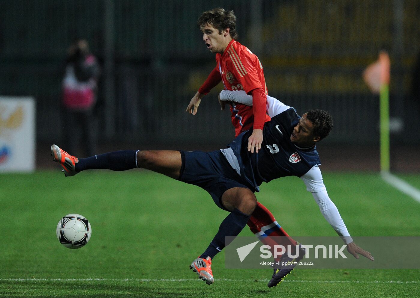 Russia vs. USA football friendly match