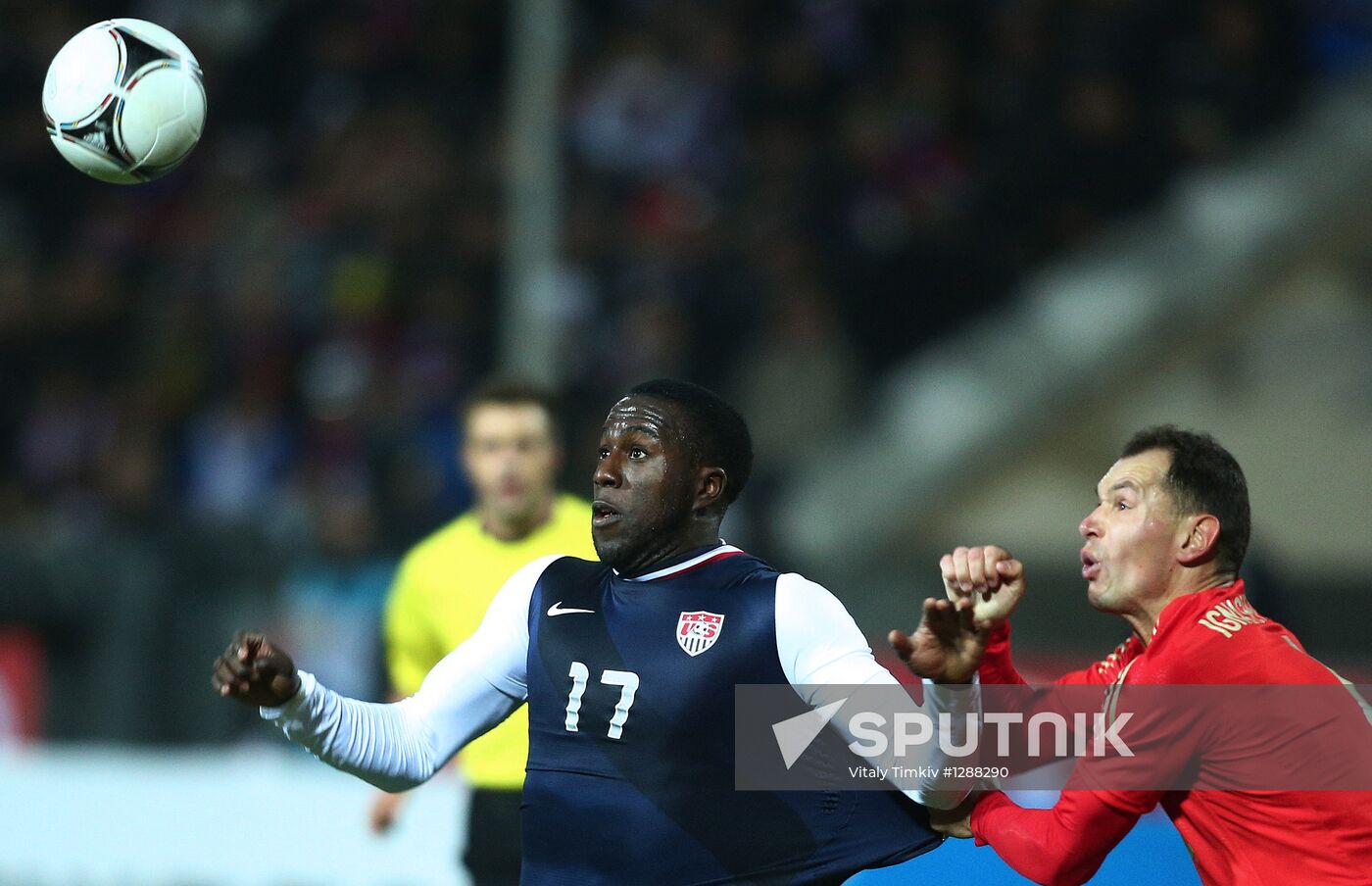 Russia vs. USA football friendly match