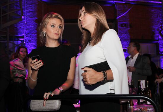 Party to celebrate Marie Claire magazine's 15 years in Russia