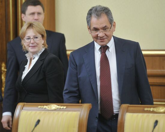 Russian Government meeting