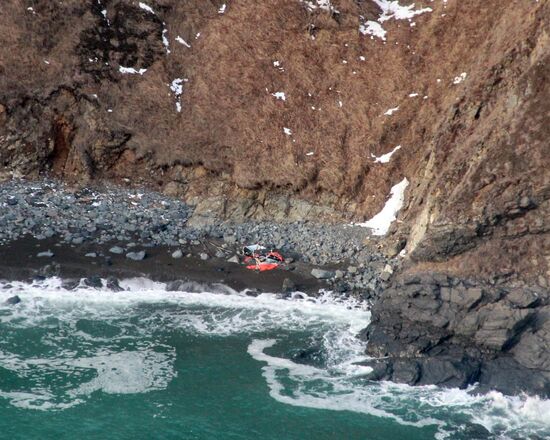 Search for missing crew of cargo ship Amur