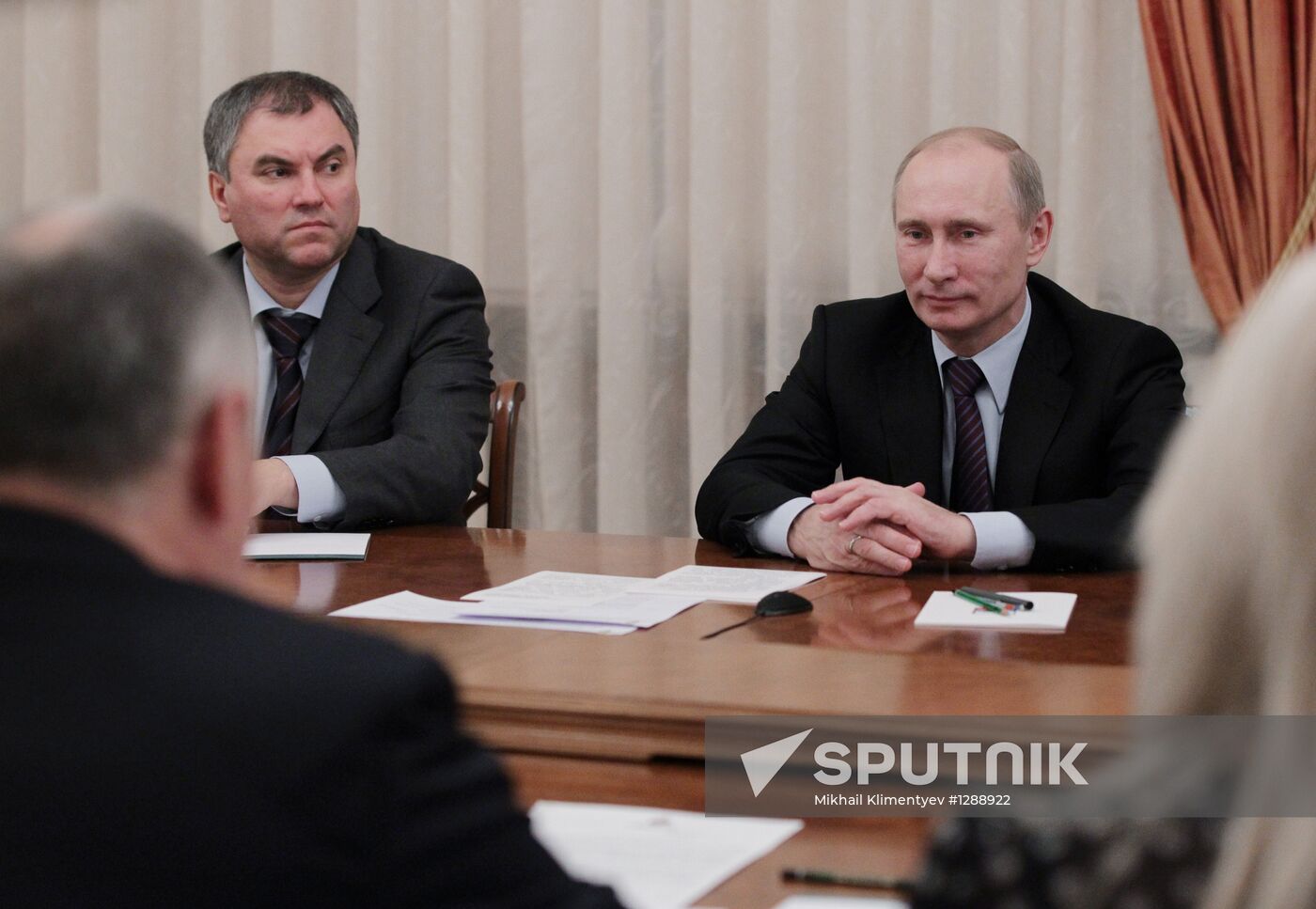 Vladimir Putin meets with Opora Rossii leadership