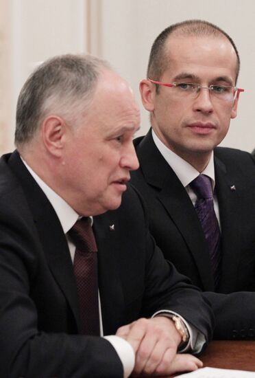 Vladimir Putin meets with Opora Rossii leadership