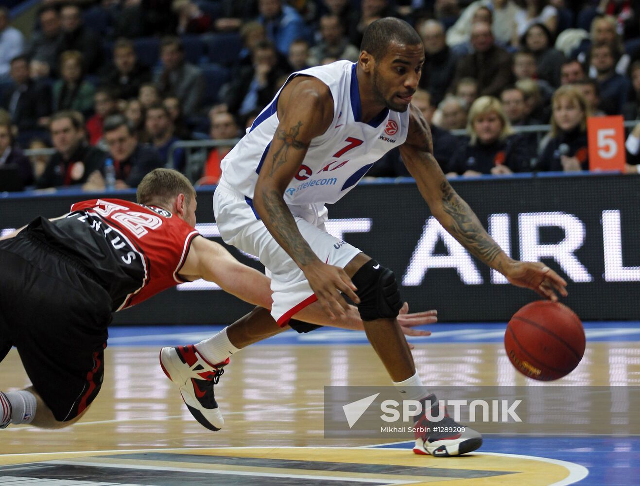 Basketball Euroleague. CSKA vs. Lietuvos Rytas