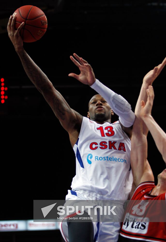 Euroleague Basketball. CSKA vs. Lietuvos rytas