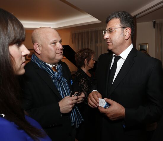 Reception of Christie's in residence of Israeli ambassador