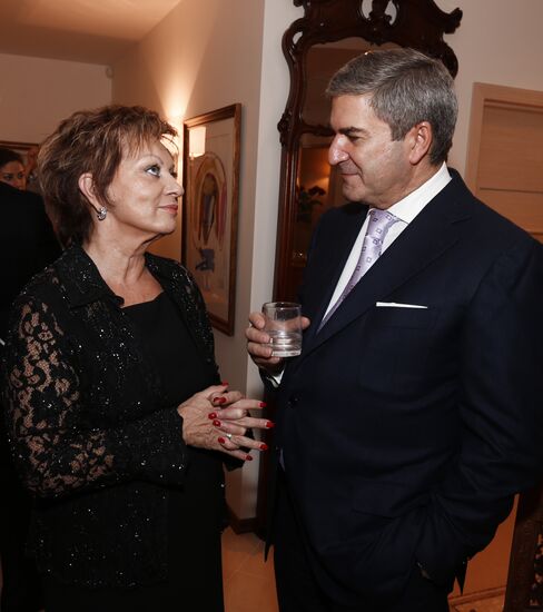 Reception of Christie's in residence of Israeli ambassador