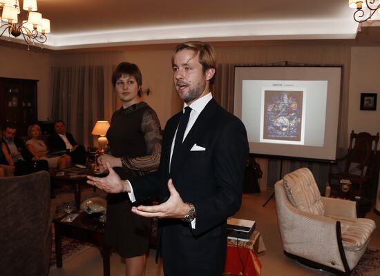 Reception of Christie's in residence of Israeli ambassador