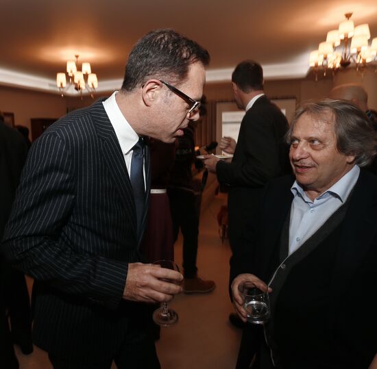 Reception of Christie's in residence of Israeli ambassador