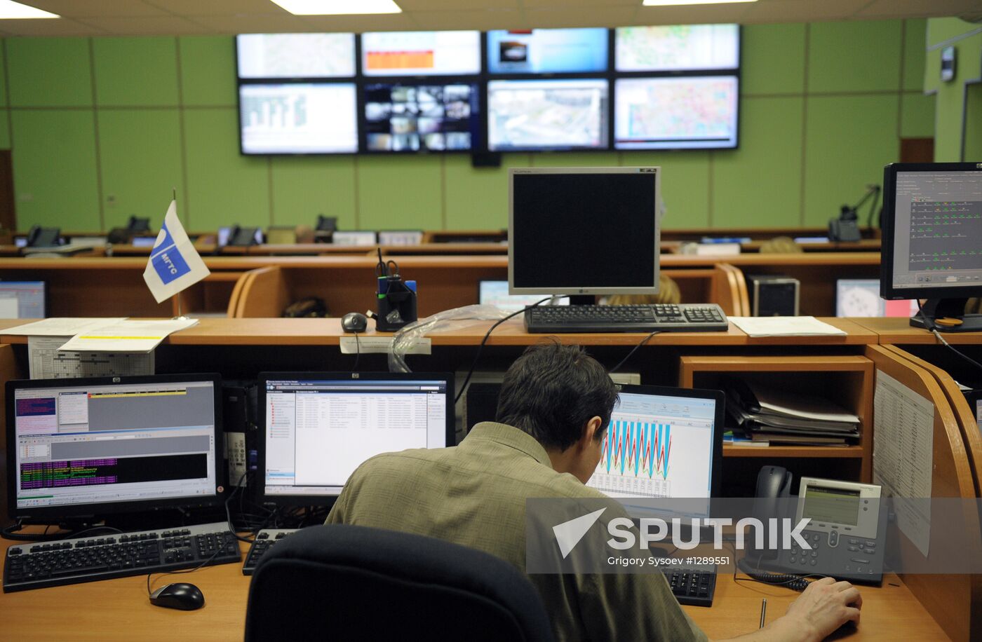 Work of a single MGTS monitoring center