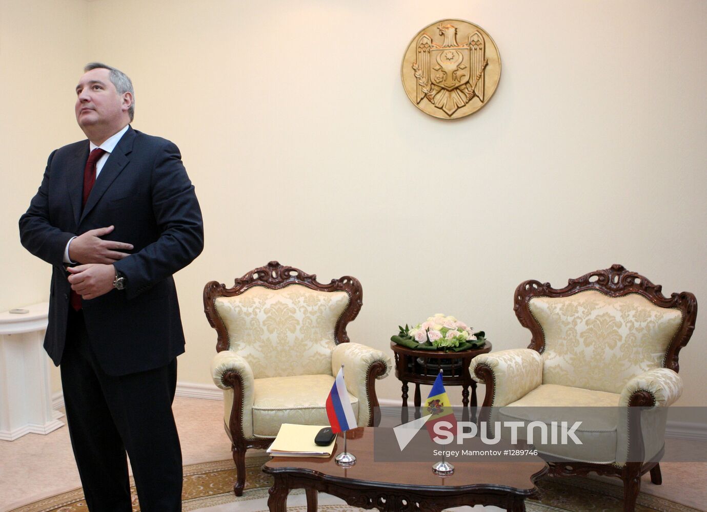 Dmitry Rogozin on a working visit to Chisinau