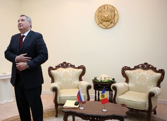 Dmitry Rogozin on a working visit to Chisinau