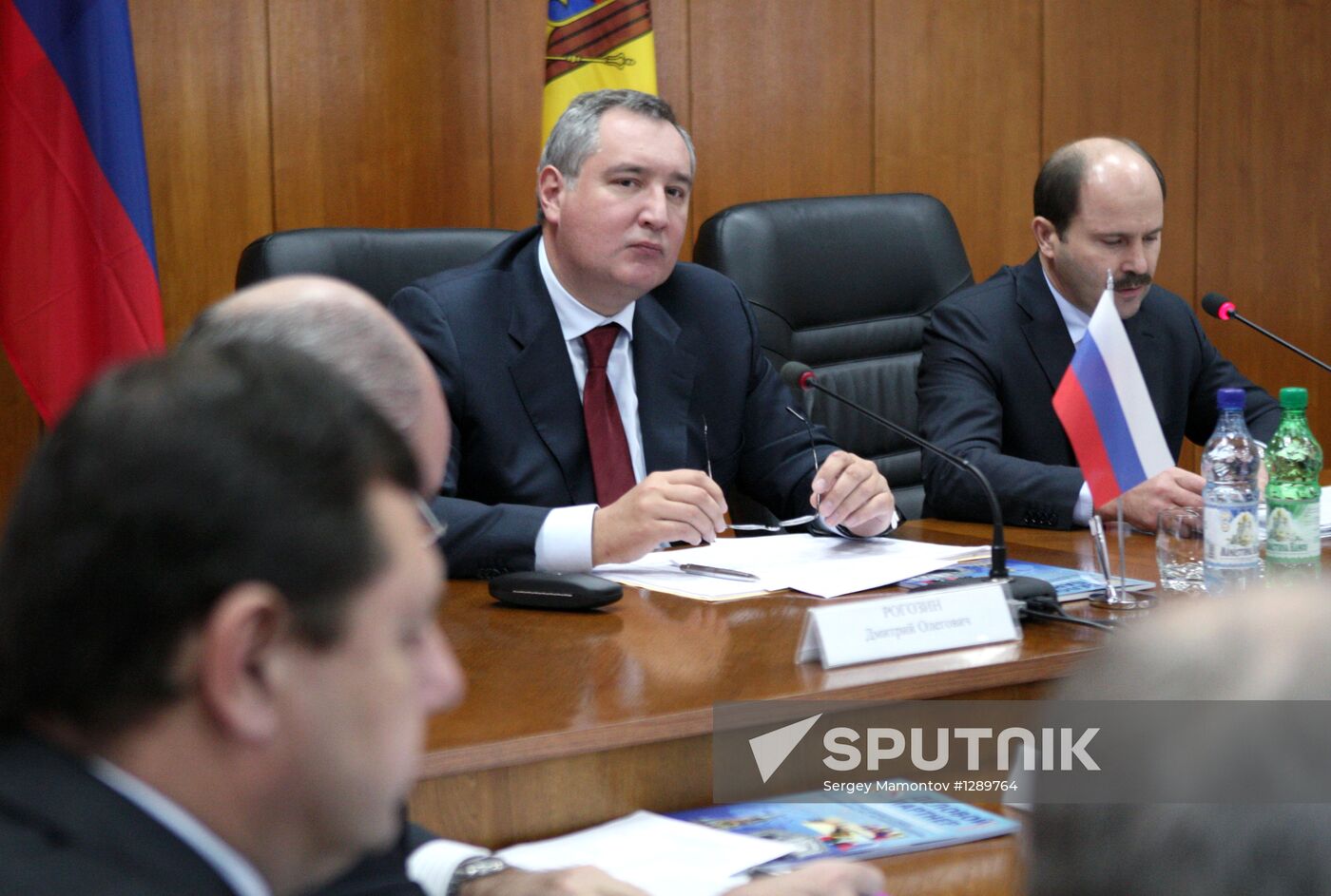 Dmitry Rogozin on a working visit to Chisinau
