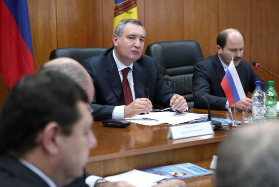 Dmitry Rogozin on a working visit to Chisinau