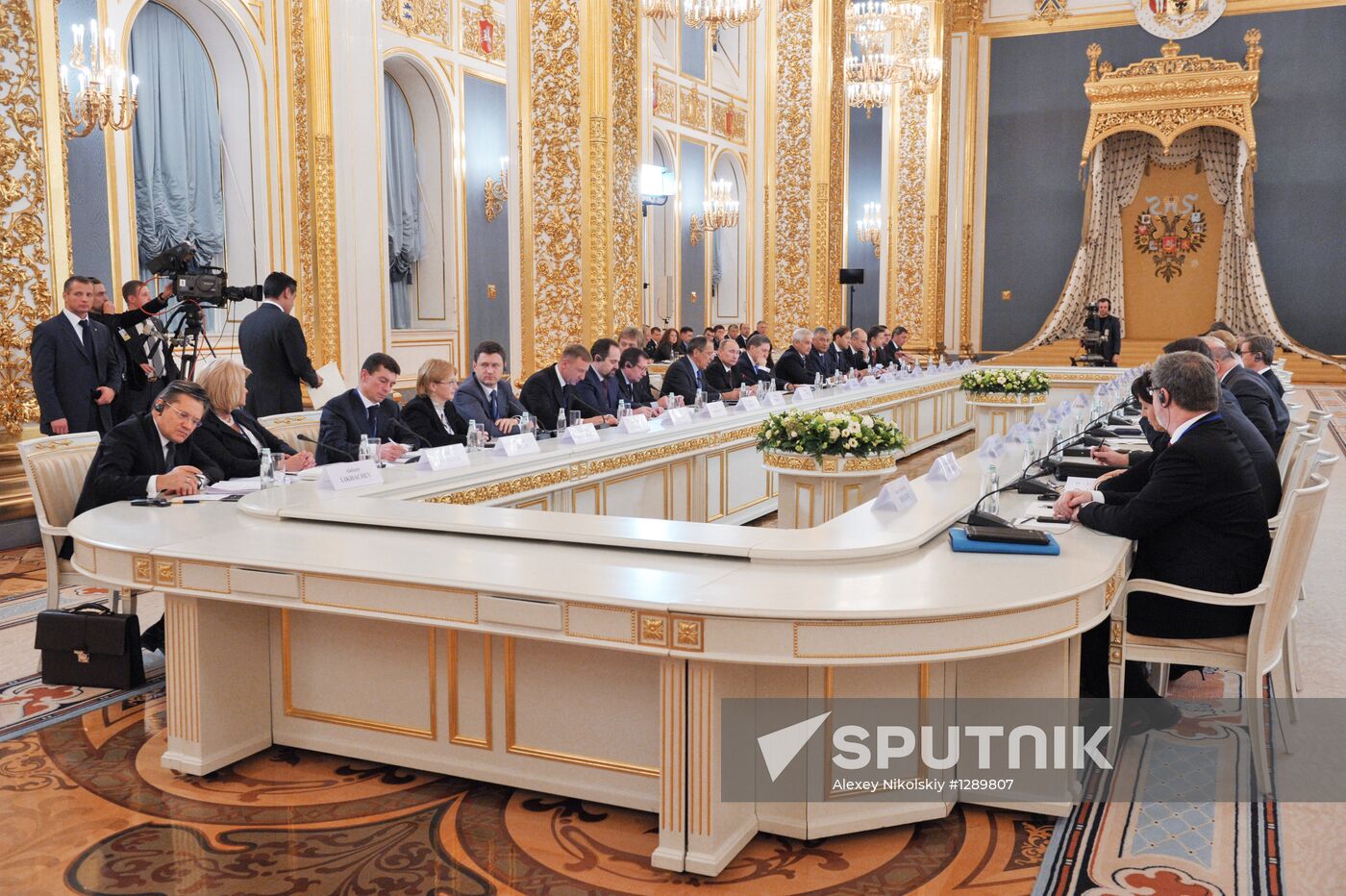 Russian-German bilateral talks in the Kremlin