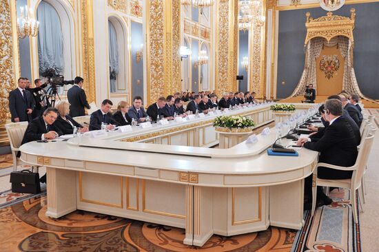 Russian-German bilateral talks in the Kremlin