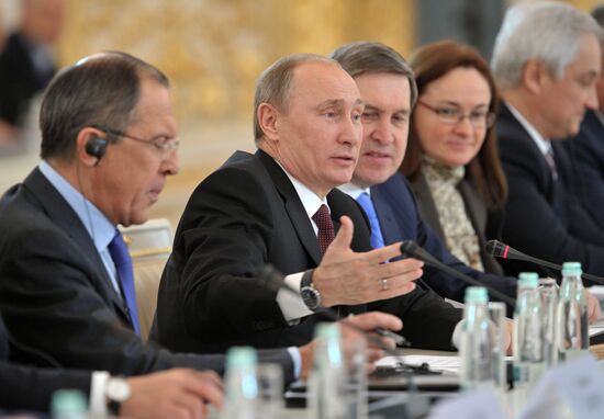 Russian-German bilateral talks in the Kremlin